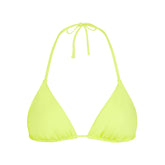 SIGNATURE SWIM TRIANGLE BIKINI TOP | SPHENE LAYS FLAT ON A WHITE BACKGROUND | FLT