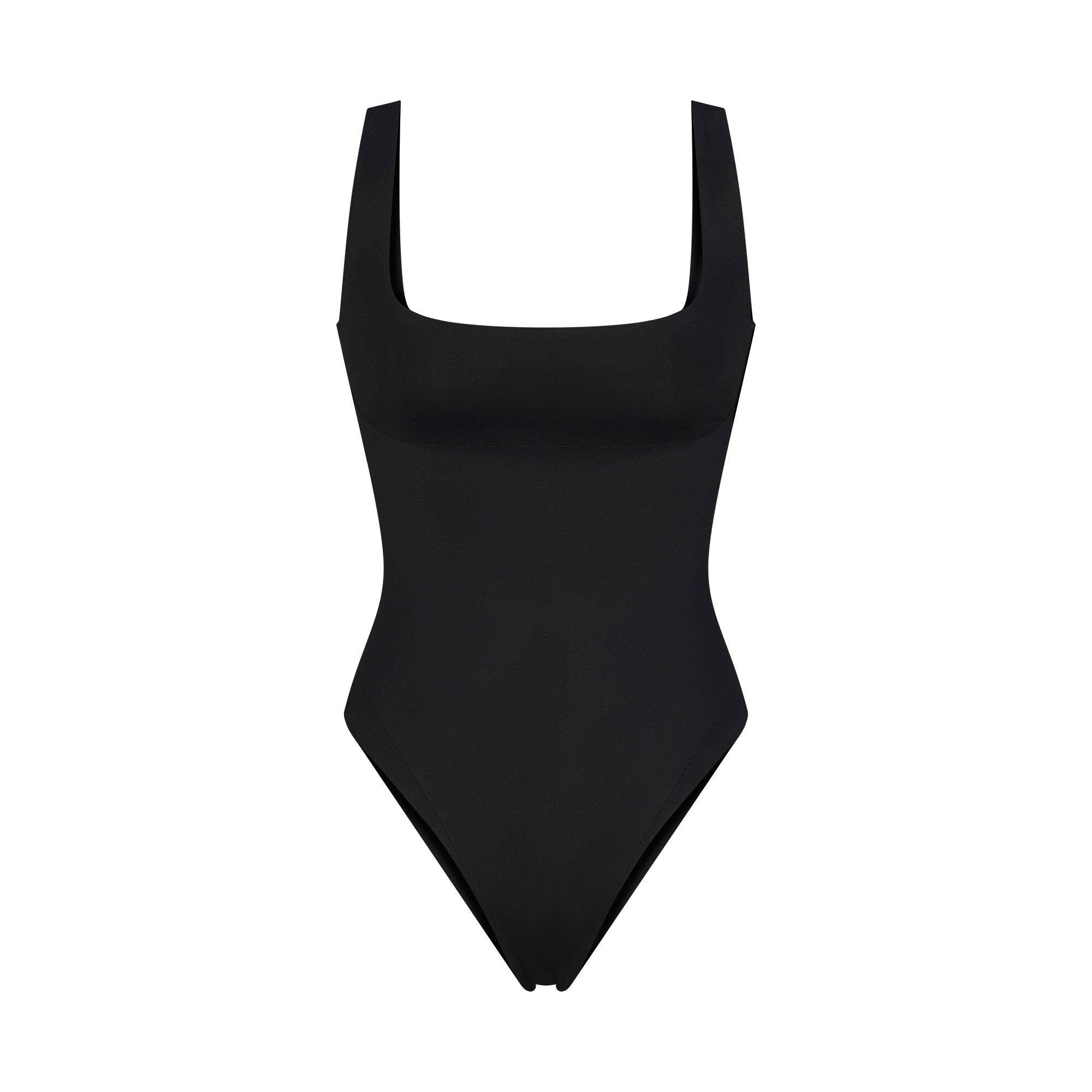 ICONIC SWIM SNATCHING ONE PIECE | OBSIDIAN FLAT ON A WHITE BACKGROUND | FLT