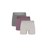 SKIMS STRETCH MENS 3" BOXER BRIEF 5-PACK | IRIS HEATHER MULTI FLAT ON A WHITE BACKGROUND | FLT @ | FOCUS: 0.0, 1.0, 0.9