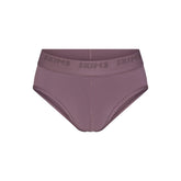 SKIMS STRETCH MENS BRIEF | IRIS FLAT ON A WHITE BACKGROUND | FLT @ | FOCUS: 0.0, 1.0, 0.9