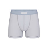 SKIMS COTTON MENS 3" BOXER BRIEF | ATMOSPHERE FLAT ON A WHITE BACKGROUND | FLT