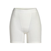 COTTON RIB BOXER | BONE (BOXERS, BOTTOMS) LAYS FLAT ON A WHITE BACKGROUND | FLT