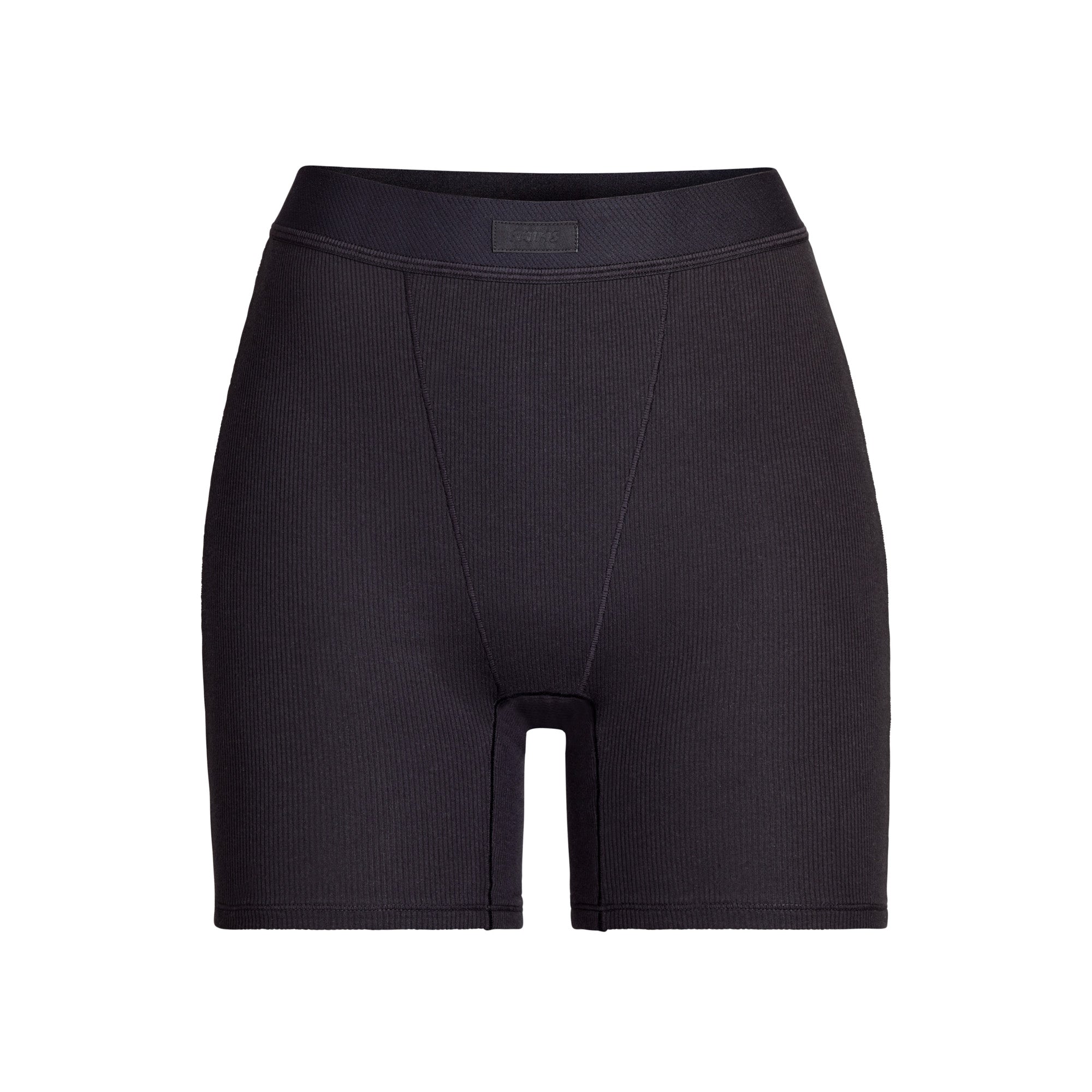 COTTON RIB BOXER | SOOT (BOXERS, BOTTOMS) LAYS FLAT ON A WHITE BACKGROUND | FLT