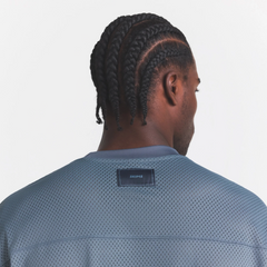 MESH APPAREL MENS LONG SLEEVE JERSEY | ZIRCON ON A MODEL SIDE VIEW @ | FOCUS: 0.0, 1.0, 0.9