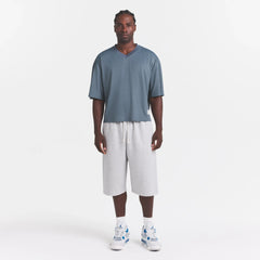 MESH APPAREL MENS CROPPED JERSEY | ZIRCON ON A MODEL FRONT VIEW @ | FOCUS: 0.0, 1.0, 0.9
