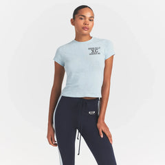 WORN IN JERSEY T-SHIRT | OPAL HIDDEN HILLS ON A MODEL FRONTVIEW @ | FOCUS: 0.0, 1.0, 0.9