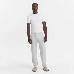 FITS EVERYBODY MENS SLIM T-SHIRT | MARBLE ON A MODEL FRONT VIEW @ | FOCUS: 0.0, 1.0, 0.9