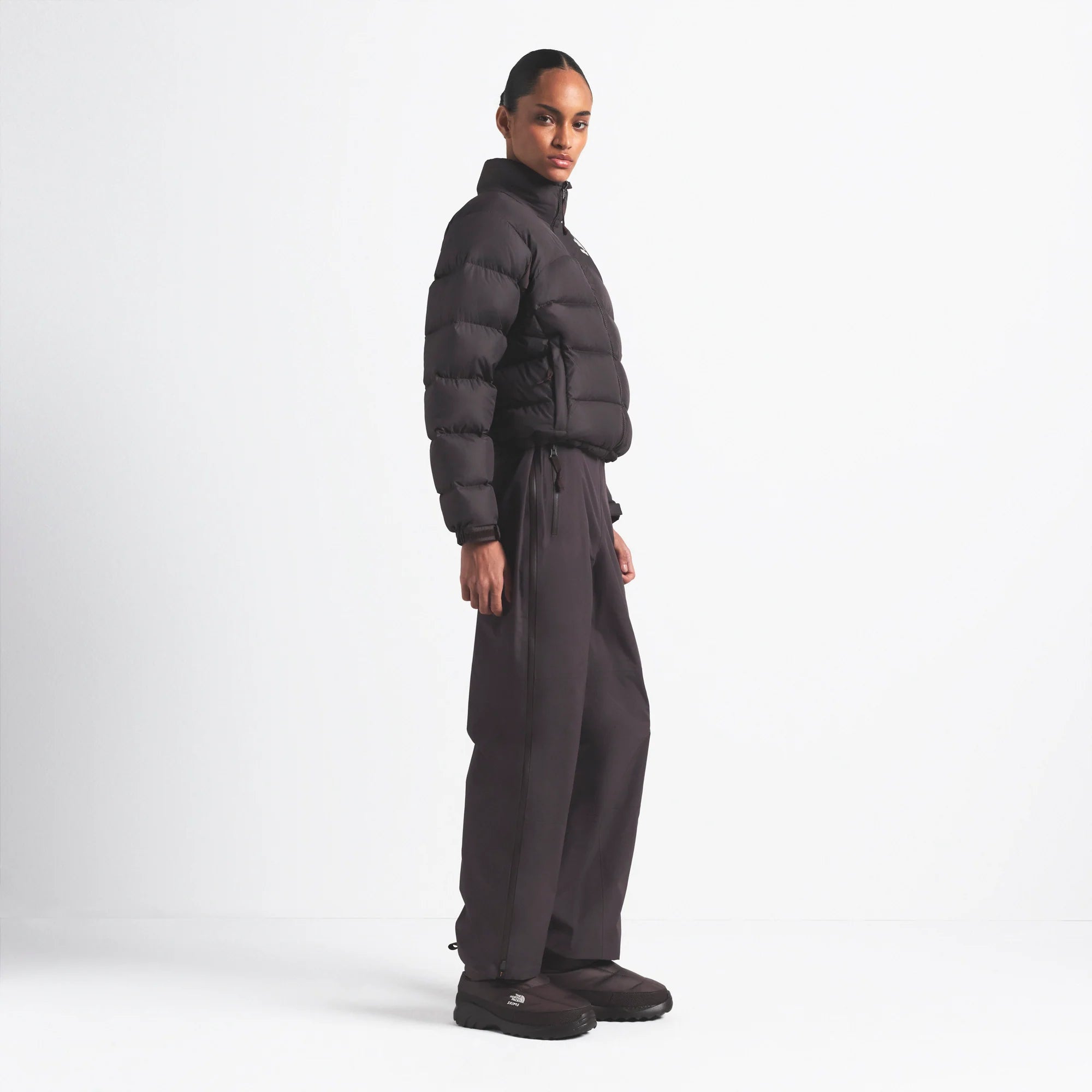 THE NORTH FACE X SKIMS 2000 RETRO NUPTSE JACKET | PHOENIX ON A MODEL FRONT VIEW @ | FOCUS: 0.0, 1.0, 0.9