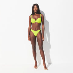 SIGNATURE SWIM THONG BIKINI BOTTOM | SPHENE ON A MODEL FRONT VIEW @ | FOCUS: 0.0, 1.0, 0.9 