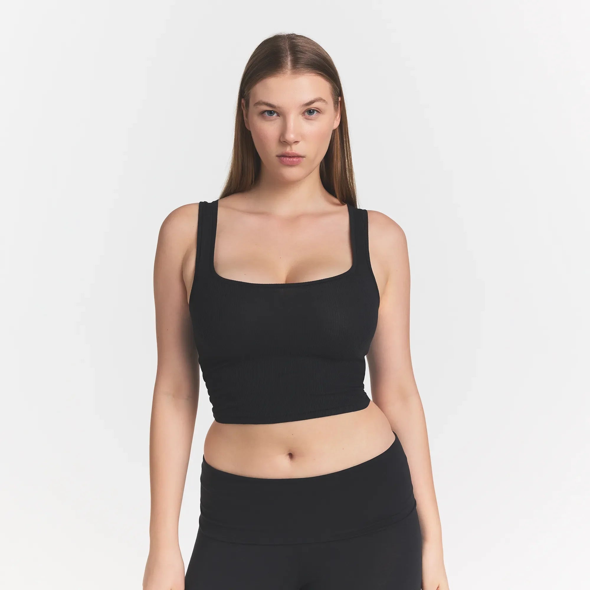 FITS EVERYBODY BALCONETTE BRA | SAND ON A MODEL FRONT VIEW @ | FOCUS: 0.0, 1.0, 0.9