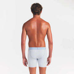SKIMS COTTON MENS 5" BOXER BRIEF | ATMOSPHERE ON A MODEL BACK VIEW