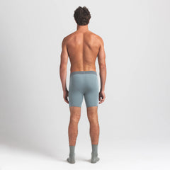 SKIMS COTTON MENS 5" BOXER BRIEF | SKY ON A MODEL BACK VIEW @ | FOCUS: 0.0, 1.0, 0.9