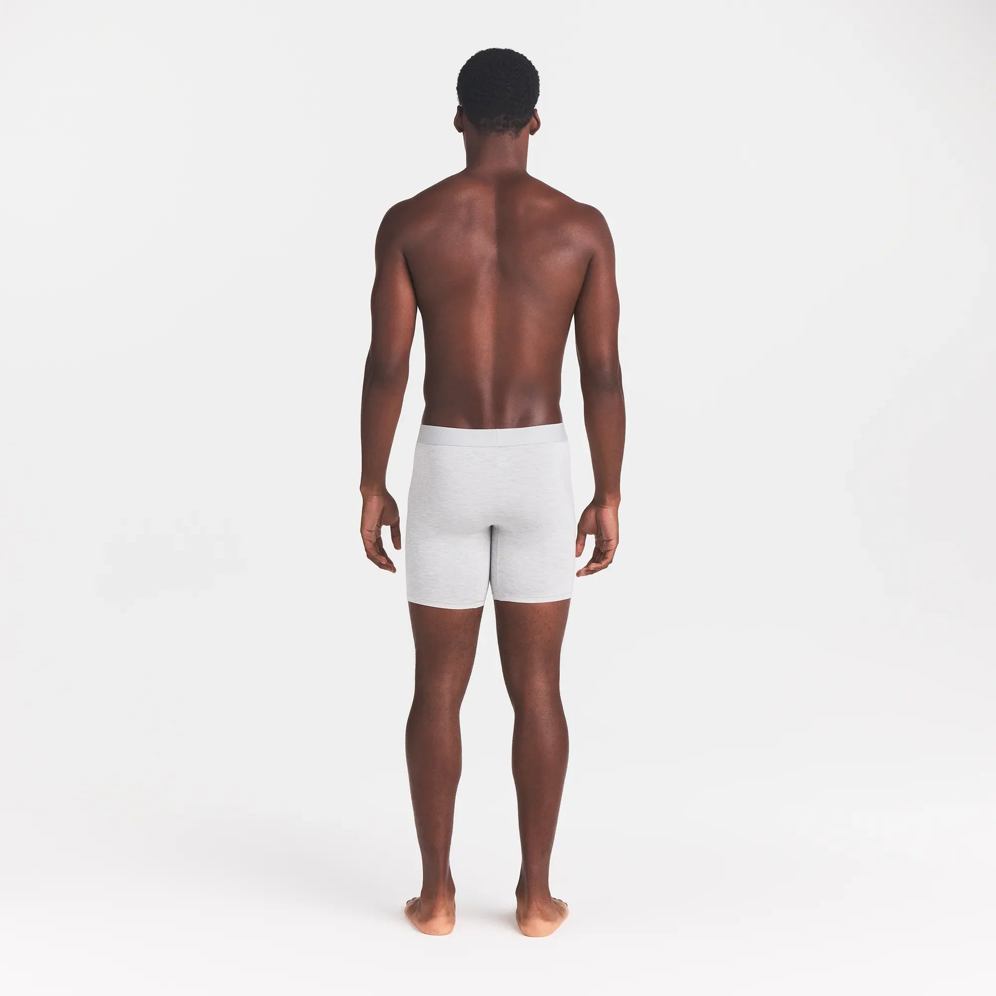 SKIMS STRETCH MENS 5" BOXER BRIEF 5-PACK | IRIS GUNMETAL MULTI ON A MODEL BACK VIEW