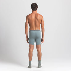 SKIMS COTTON MENS 5" BOXER BRIEF 5-PACK | VERDANT SKY MULTI ON A MODEL BACK VIEW @ | FOCUS: 0.0, 1.0, 0.9