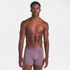 SKIMS STRETCH MENS 3" BOXER BRIEF | IRIS ON A MODEL FRONT VIEW@ | FOCUS: 0.0, 1.0, 0.9