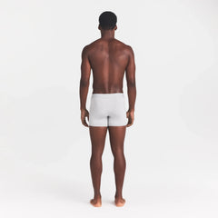 SKIMS STRETCH MENS 3" BOXER BRIEF | LIGHT HEATHER GREY ON A MODEL BACK VIEW @ | FOCUS: 0.0, 1.0, 0.9