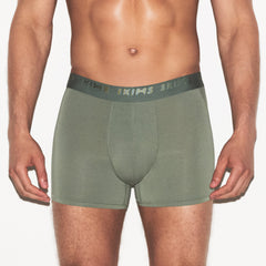 SKIMS STRETCH MENS 3 INCH BOXER BRIEF | LAUREL ON A MODEL SIDE VIEW | FOCUS: 0.0, 1.0, 0.9