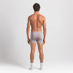 SKIMS STRETCH MENS 3" BOXER BRIEF | OYSTER ON A MODEL BACK VIEW @ | FOCUS: 0.0, 1.0, 0.9