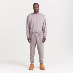FLEECE LOUNGE MENS TAPERED JOGGER | SHADOW ON A MODEL FRONT VIEW @ | FOCUS: 0.0, 1.0, 0.9