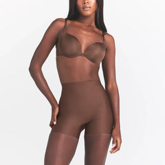 SKIMS BODY CORE SCULPT SHORTIE | JASPER ON A MODEL FRONT VIEW @
