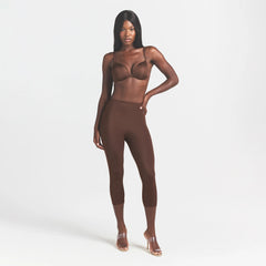 COOL SHAPEWEAR CAPRI | COCOA ON A MODEL FRONT VIEW @ | FOCUS: 0.0, 1.0, 0.9