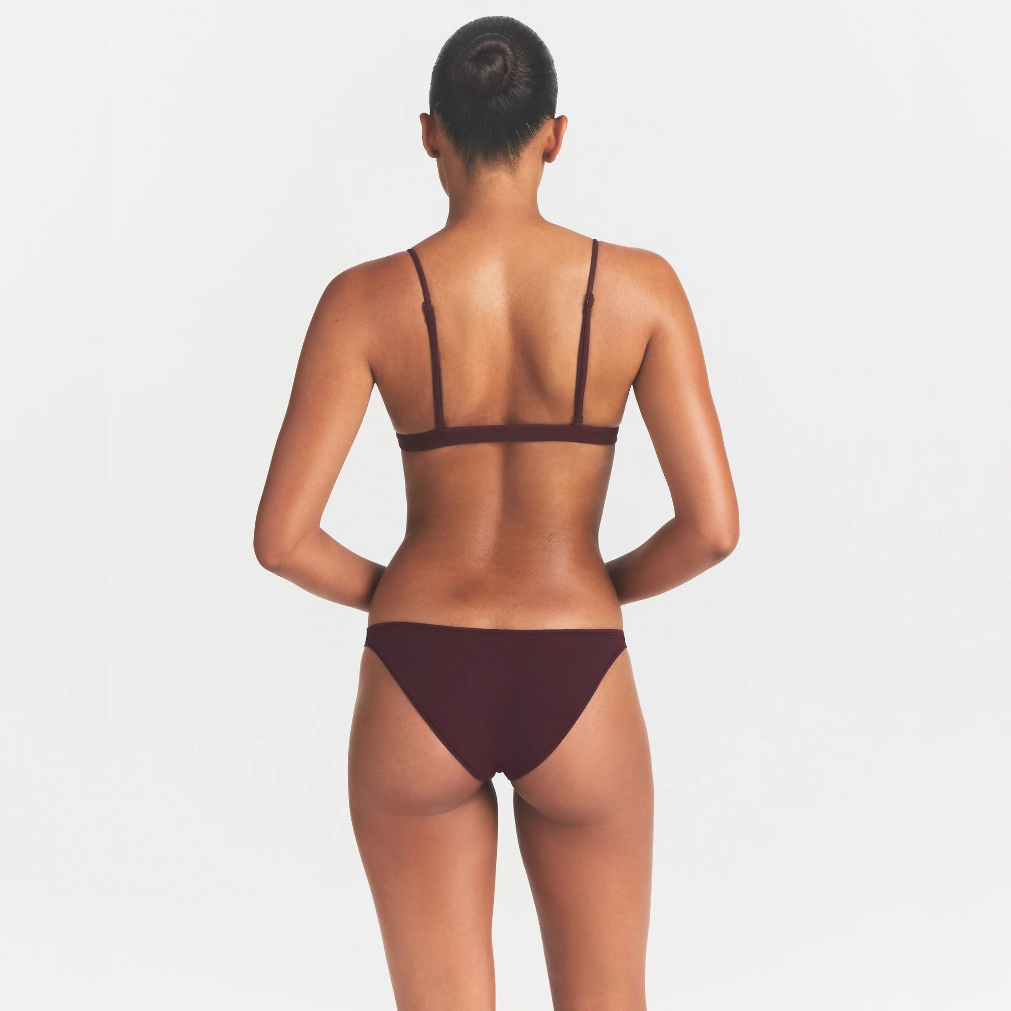 EVERYDAY COTTON TRIANGLE BRALETTE | CURRANT
