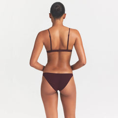 EVERYDAY COTTON TRIANGLE BRALETTE | CURRANT