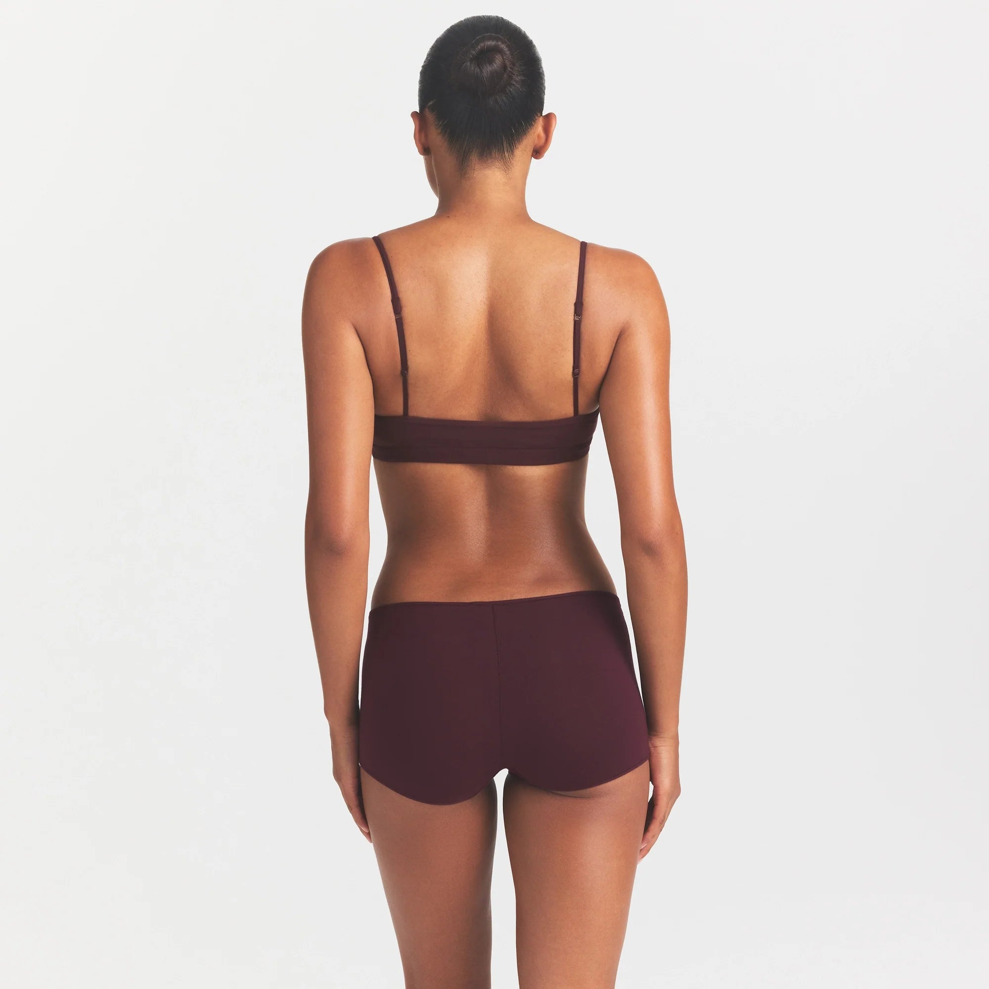 EVERYDAY COTTON SCOOP BRALETTE | CURRANT