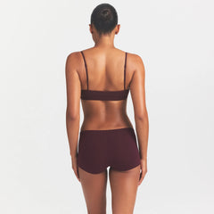 EVERYDAY COTTON SCOOP BRALETTE | CURRANT