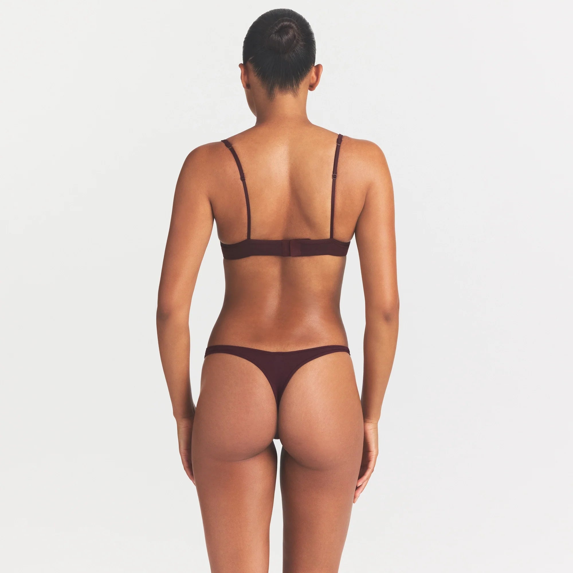 EVERYDAY COTTON UNLINED DEMI BRA | CURRANT ON MODEL @ | FOCUS: 0.0, 1.0, 0.9