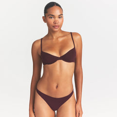 EVERYDAY COTTON UNLINED DEMI BRA | CURRANT ON MODEL @ | FOCUS: 0.0, 1.0, 0.9
