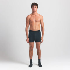 SKIMS COTTON MENS KNIT BOXER 3-PACK | VERDANT MULTI ON A MODEL FRONT VIEW @ | FOCUS: 0.0, 1.0, 0.9