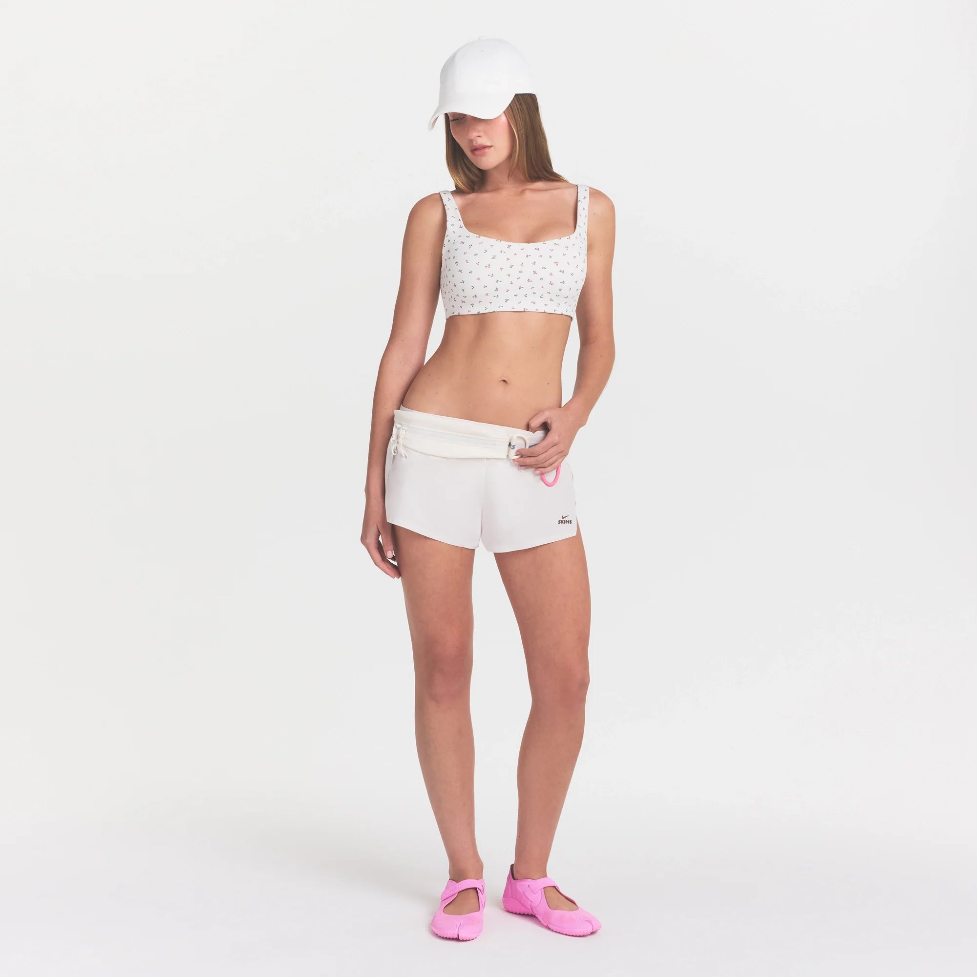 NikeSKIMS ACCESSORIES CLUB CAP | IVORYLAYS FLAT ON A WHITE BACKGROUND