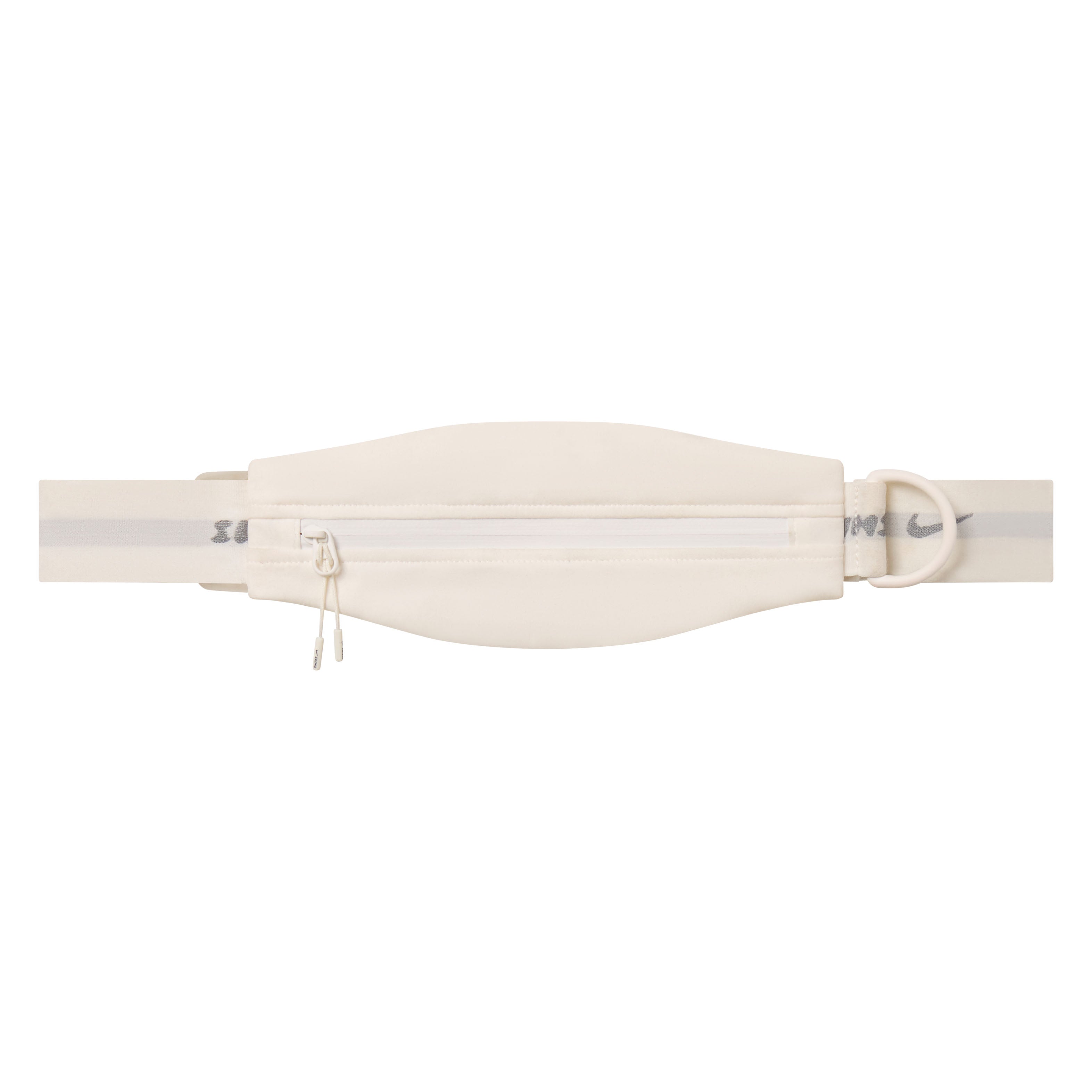 NikeSKIMS ACCESSORIES SLIM WAISTPACK | IVORY LAYS FLAT ON A WHITE BACKGROUND