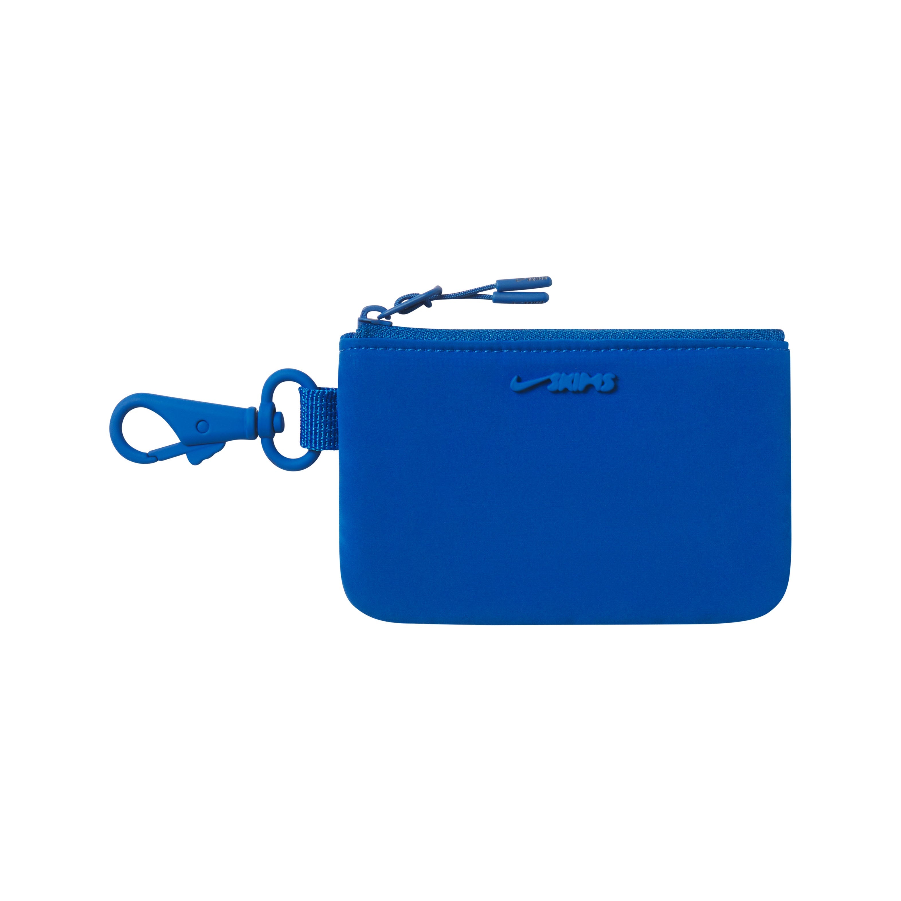 NikeSKIMS ACCESSORIES CLIPPABLE POUCH | COBALT/(NSKM COBALT) FLAT ON A WHITE BACKGROUND | FLT