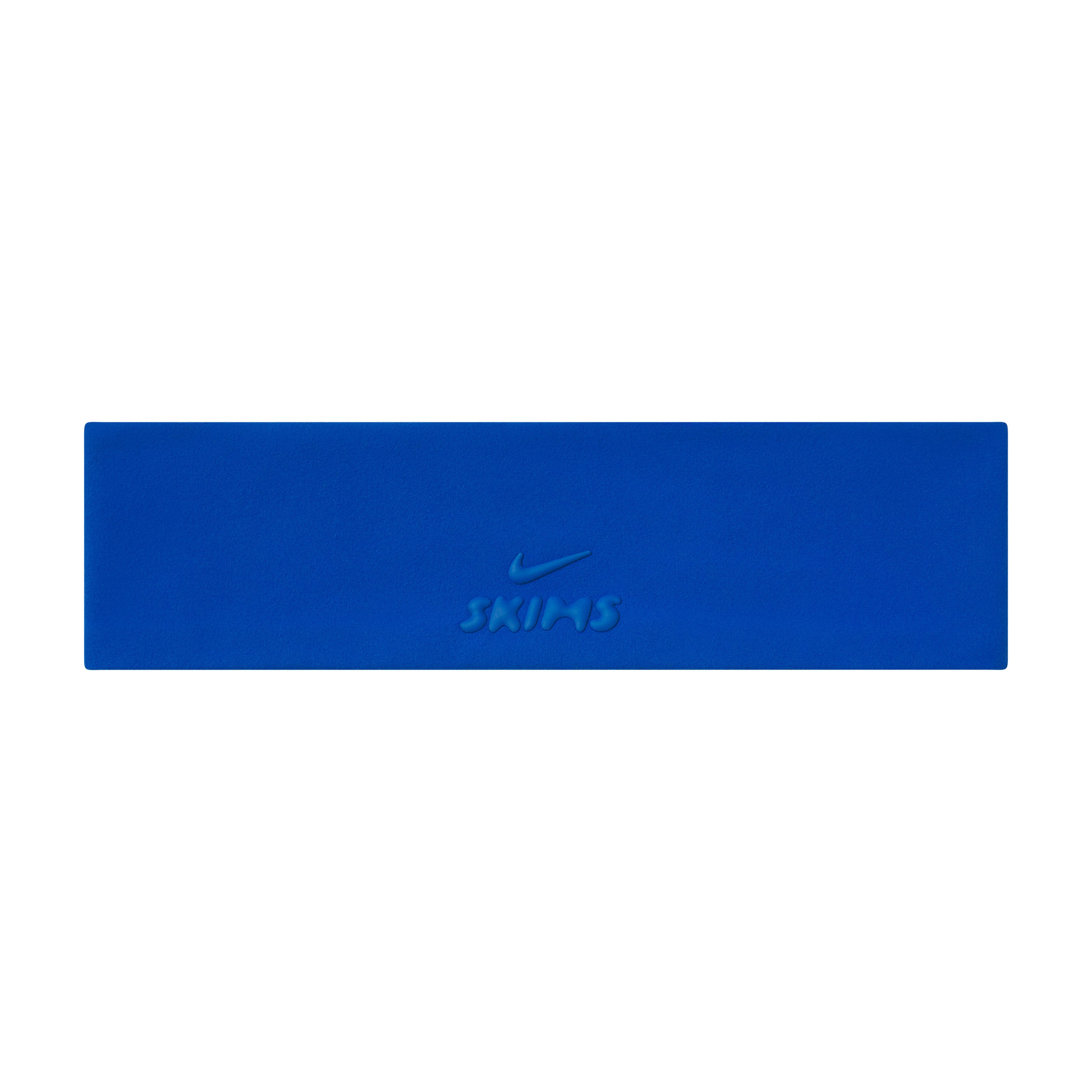 NikeSKIMS ACCESSORIES HEADBAND | COBALT/(NSKM COBALT) FLAT ON A WHITE BACKGROUND | FLT