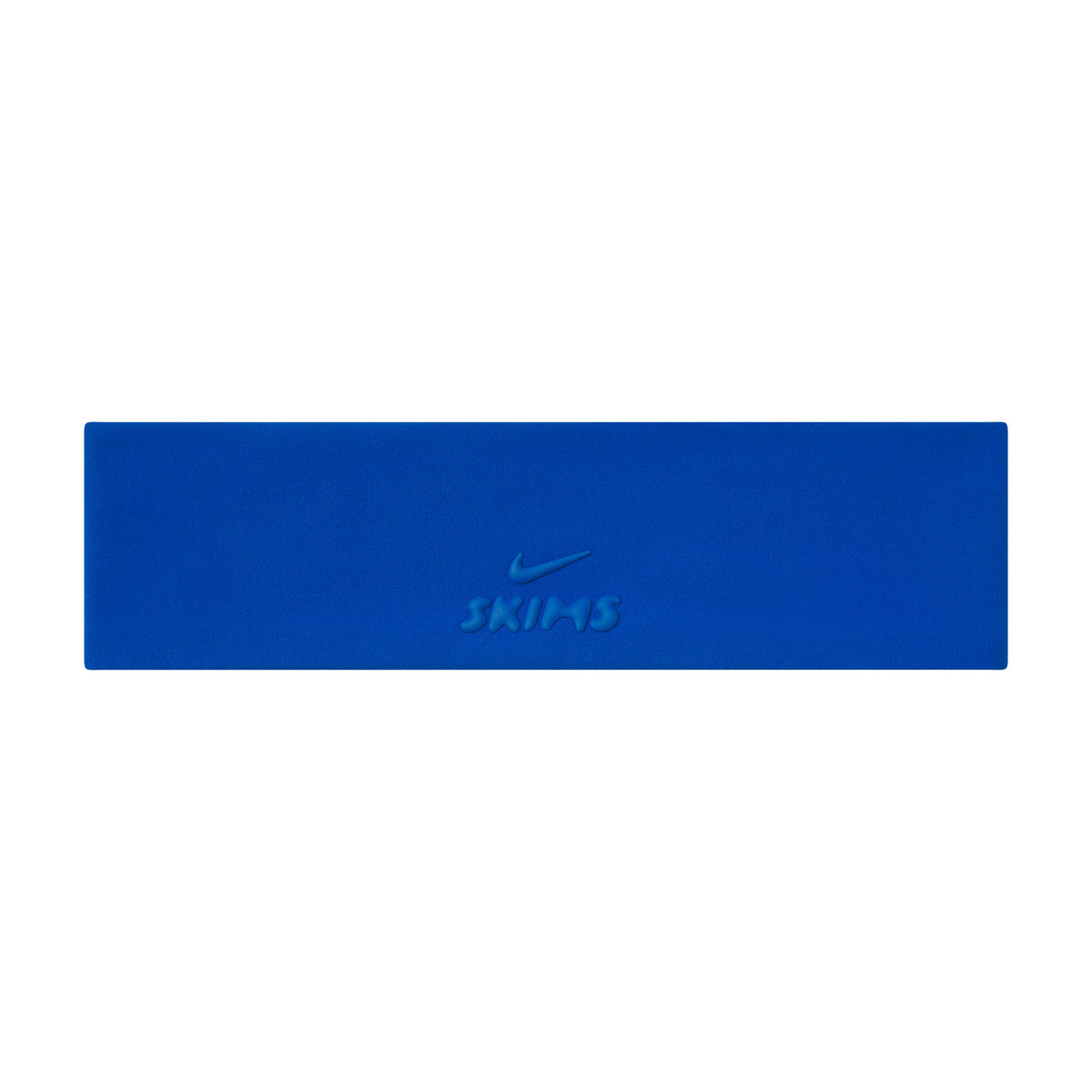 NikeSKIMS ACCESSORIES HEADBAND | COBALT/(NSKM COBALT) FLAT ON A WHITE BACKGROUND | FLT
