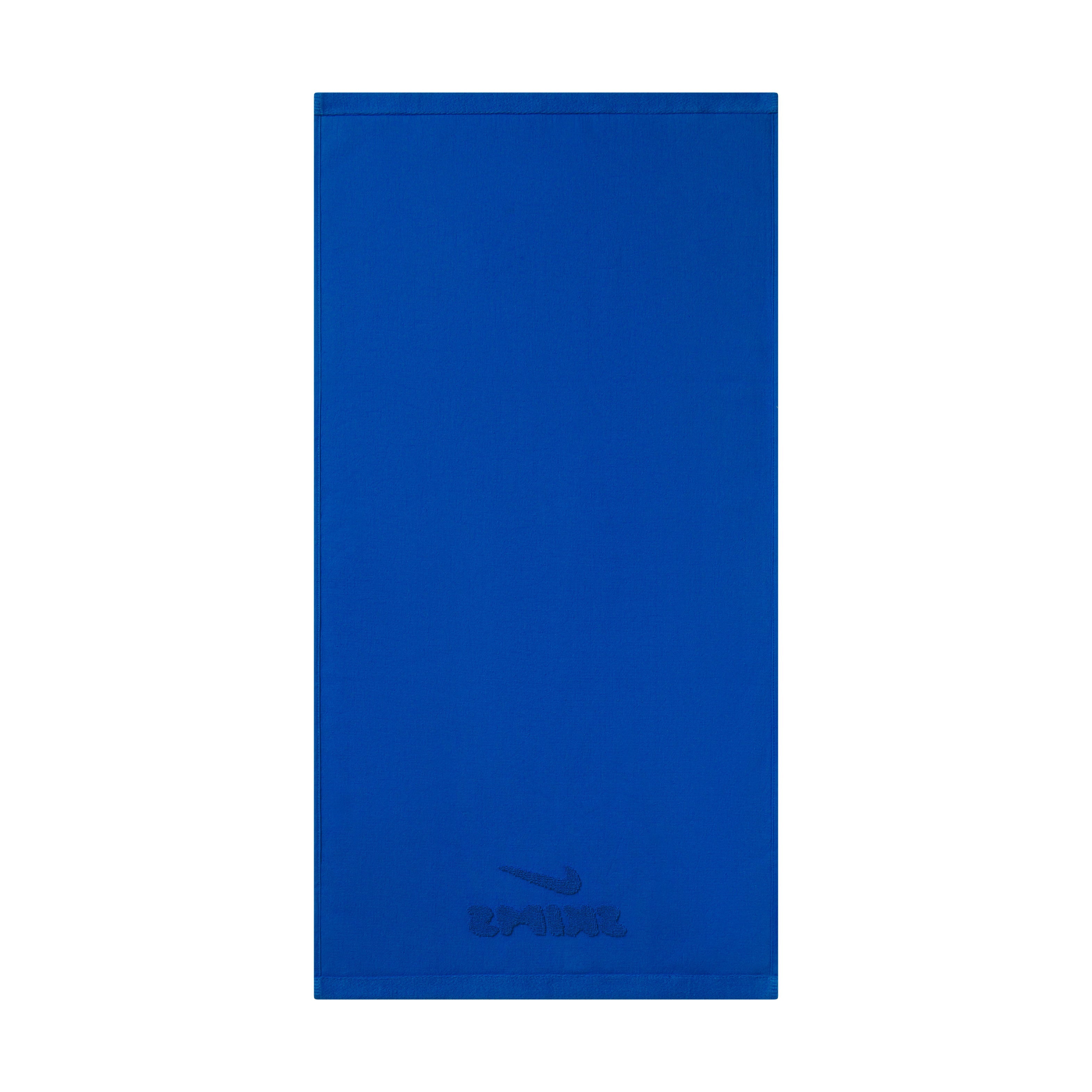 NikeSKIMS ACCESSORIES SMALL TOWEL | COBALT/(NSKM COBALT) FLAT ON A WHITE BACKGROUND | FLT