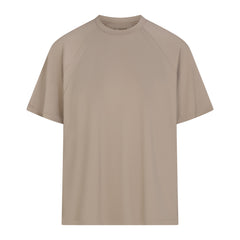 NikeSKIMS AIRY DRI-FIT OVERSIZED T-SHIRT | DRIFTWOOD FLAT ON A WHITE BACKGROUND | FLT