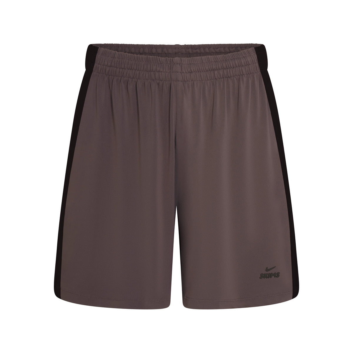 NikeSKIMS STRETCH KNIT DOLPHIN SHORT | NSKM RESIN/NSKM PHOENIX/(NSKM RESIN) FLAT ON A WHITE BACKGROUND | FLT