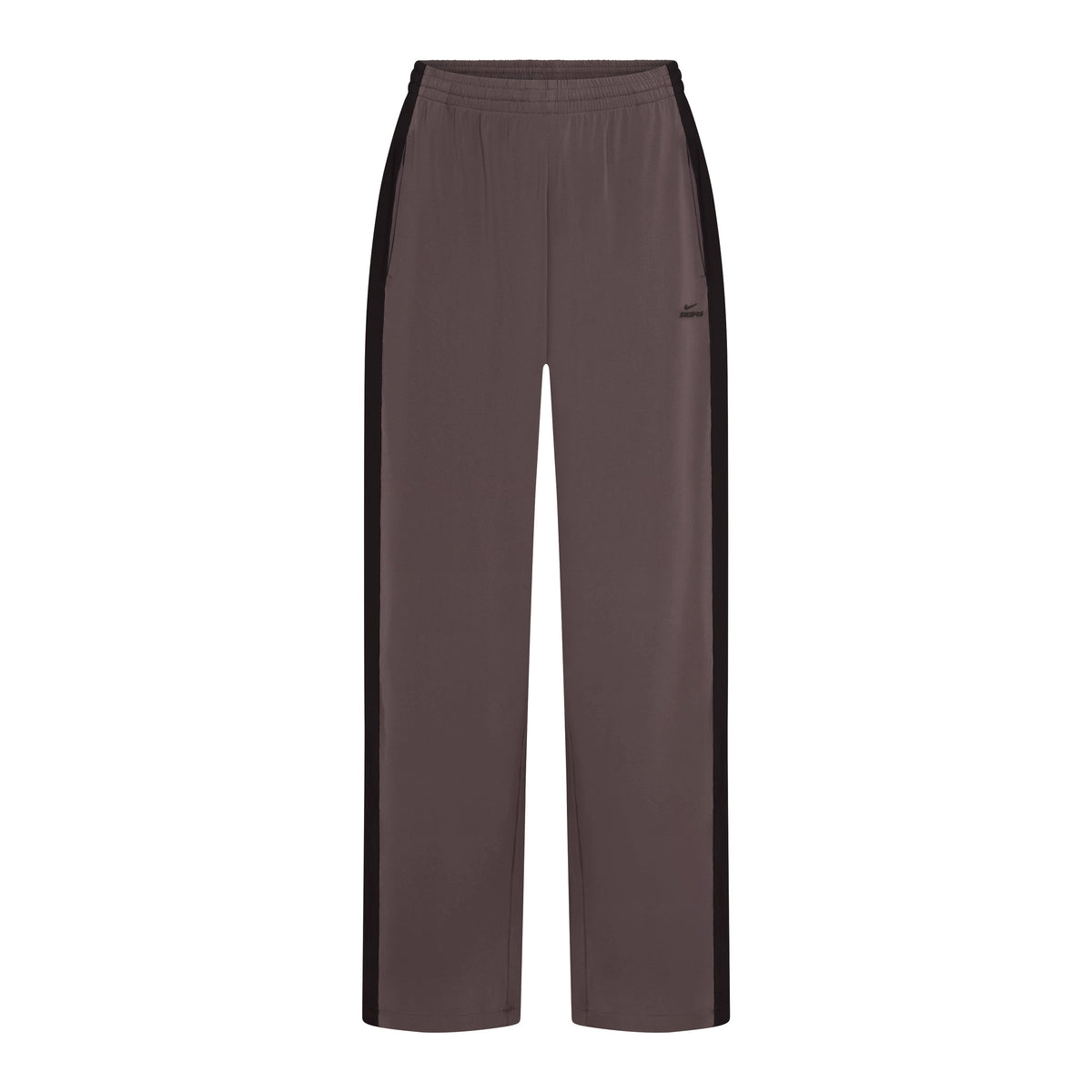 NikeSKIMS STRETCH KNIT WIDE LEG PANT | NSKM RESIN/NSKM PHOENIX/(NSKM RESIN) FLAT ON A WHITE BACKGROUND | FLT