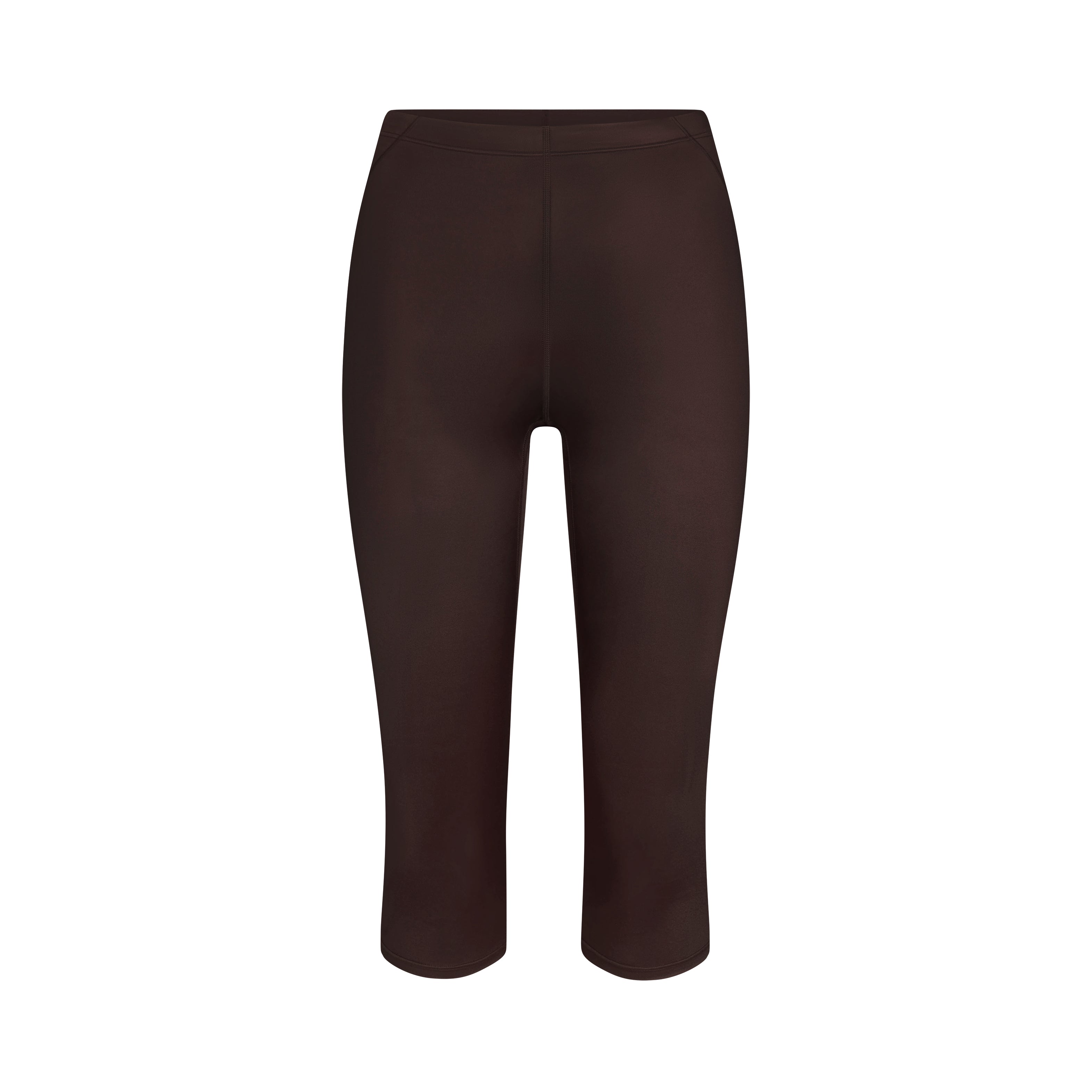 NikeSKIMS SATIN SHINE DRAWCORD CAPRI 17 INCH | NSKM PHOENIX FLAT ON A WHITE BACKGROUND | FLT