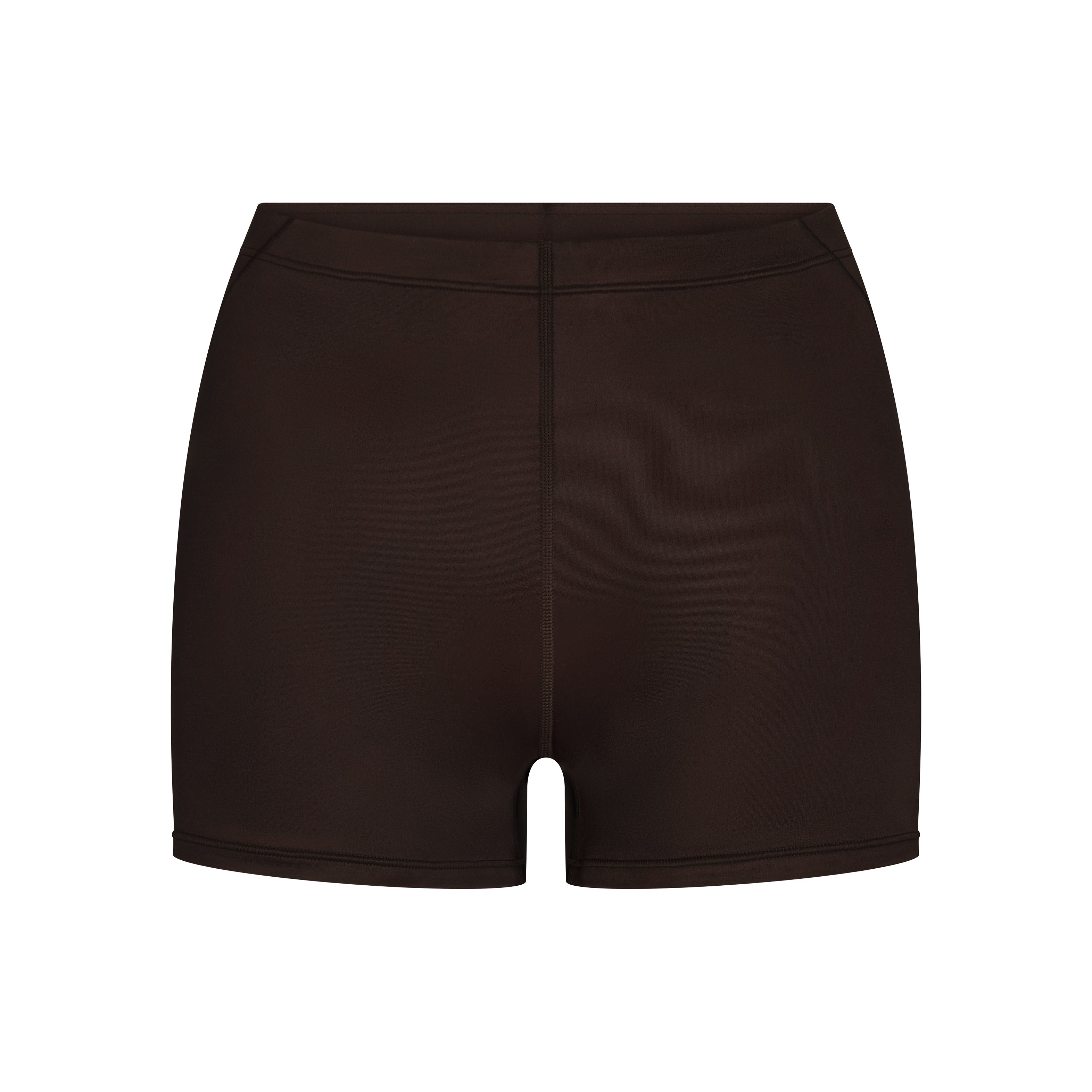 NikeSKIMS SATIN SHINE DRAWCORD BOY SHORT 2 INCH | NSKM PHOENIX FLAT ON A WHITE BACKGROUND | FLT