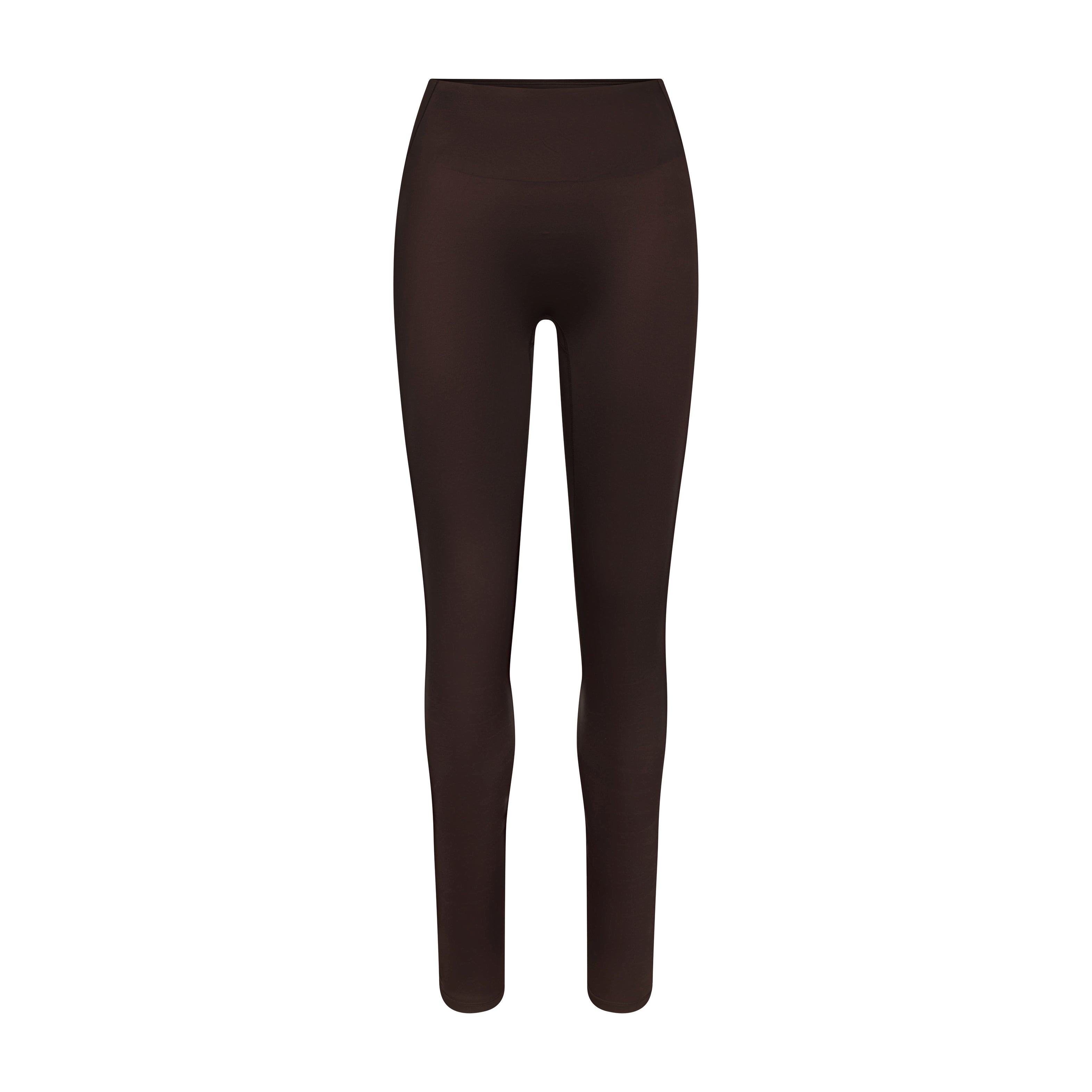 NikeSKIMS SATIN SHINE BONDED WAIST LEGGING 29 INCH | NSKM PHOENIX FLAT ON A WHITE BACKGROUND | FLT