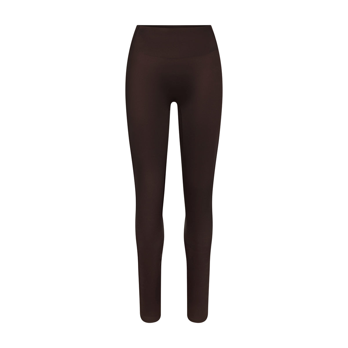 NikeSKIMS SATIN SHINE BONDED WAIST LEGGING 29 INCH | NSKM PHOENIX FLAT ON A WHITE BACKGROUND | FLT