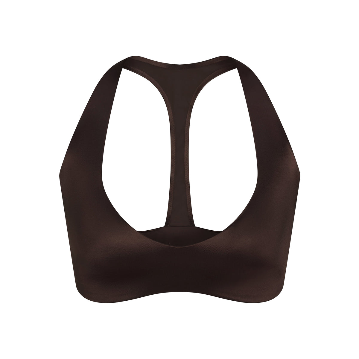 NikeSKIMS SATIN SHINE PLUNGE BRA | NSKM PHOENIX FLAT ON A WHITE BACKGROUND | FLT