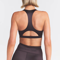 NikeSKIMS SATIN SHINE RACERBACK BRA | PHOENIX ON A MODEL SIDE VIEW @ | FOCUS: 0.0, 1.0, 0.9