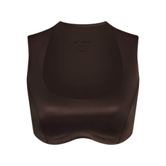 NikeSKIMS SATIN SHINE OPEN SCOOP BRA | NSKM PHOENIX FLAT ON A WHITE BACKGROUND | FLT