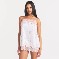 LIGHTWEIGHT SATIN MINI SLIP DRESS | SNOW ESSENTIALS BAG ON A MODEL SIDE VIEW @ | FOCUS: 0.0, 1.0, 0.9