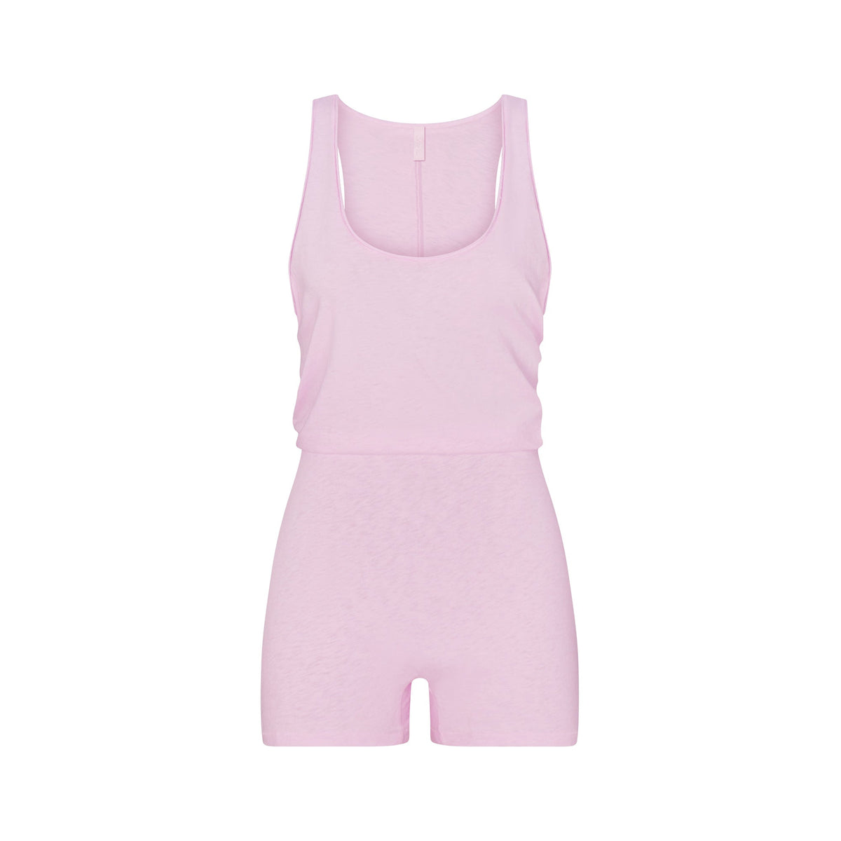 WORN IN JERSEY HEART ONESIE | BABY PINK FLAT ON A WHITE BACKGROUND | FLT